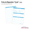 Fiche de Réparation Cycle - Lot de 200