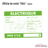 Affichage de Vente Vélo - Électrique Carton