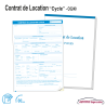 Carnet Contrat de Location - Vélo/Trottinette/Cycle