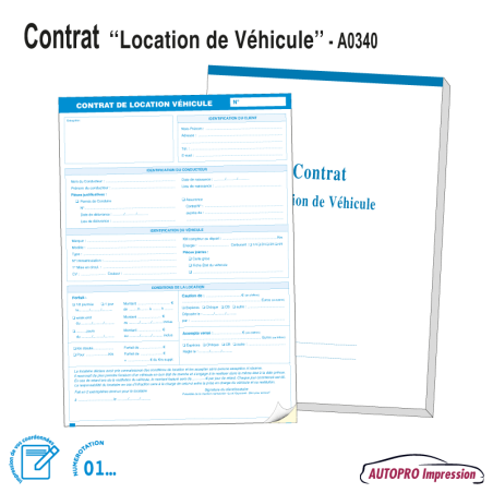 Contrat de Location Véhicule